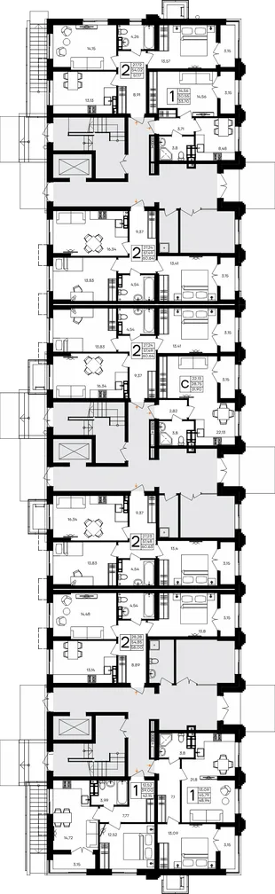 Квартира 1-комн. квартира, 33.7 м² ЖК «Семисчастье» Фото 1 Квартира 1-комн. квартира, 33.7 м² ЖК «Семисчастье» Фото 1