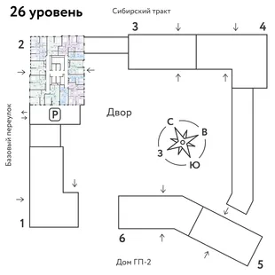 Квартира Студия, 24.76 м² ЖК «Сибирский сад» Фото 1 Квартира Студия, 24.76 м² ЖК «Сибирский сад» Фото 1