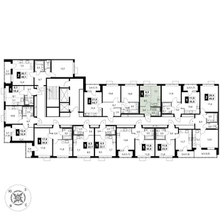 Квартира Студия, 22.1 м² ЖК «1-й Шереметьевский» Фото 2 Квартира Студия, 22.1 м² ЖК «1-й Шереметьевский» Фото 2