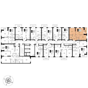 Квартира 2-комн. квартира, 53.3 м² ЖК «1-й Измайловский» Фото 2 Квартира 2-комн. квартира, 53.3 м² ЖК «1-й Измайловский» Фото 2
