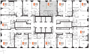Квартира 2-комн. квартира, 57.4 м² ЖК «Sydney City» Фото 2 Квартира 2-комн. квартира, 57.4 м² ЖК «Sydney City» Фото 2
