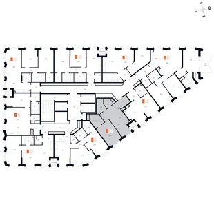 Квартира 2-комн. квартира, 52.7 м² ЖК «Фордевинд» Фото 2 Квартира 2-комн. квартира, 52.7 м² ЖК «Фордевинд» Фото 2