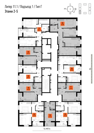 Квартира 1-комн. квартира, 34.3 м² ЖК «Столицыно» Фото 1 Квартира 1-комн. квартира, 34.3 м² ЖК «Столицыно» Фото 1