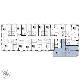 Квартира 3-комн. квартира, 89.3 м² ЖК «1-й Измайловский» Фото 2 Квартира 3-комн. квартира, 89.3 м² ЖК «1-й Измайловский» Фото 2