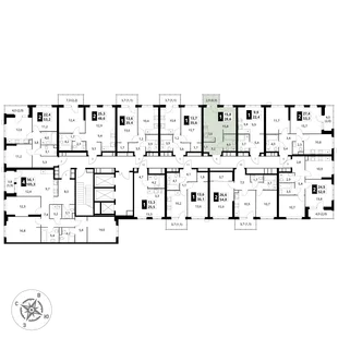 Квартира Студия, 28.6 м² ЖК «1-й Измайловский» Фото 2