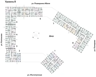 Квартира 2-комн. квартира, 42.81 м² ЖК «Страна.Парковая» Фото 1 Квартира 2-комн. квартира, 42.81 м² ЖК «Страна.Парковая» Фото 1