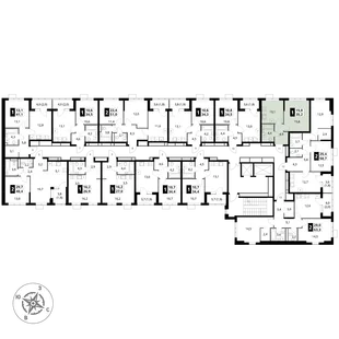 Квартира 1-комн. квартира, 35.2 м² ЖК «1-й Ясеневский» Фото 1 Квартира 1-комн. квартира, 35.2 м² ЖК «1-й Ясеневский» Фото 1