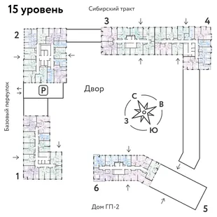 Квартира 2-комн. квартира, 37.9 м² ЖК «Сибирский сад» Фото 1 Квартира 2-комн. квартира, 37.9 м² ЖК «Сибирский сад» Фото 1