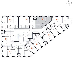 Квартира 2-комн. квартира, 51.5 м² ЖК «Фордевинд» Фото 2 Квартира 2-комн. квартира, 51.5 м² ЖК «Фордевинд» Фото 2