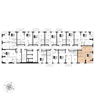 Квартира 2-комн. квартира, 52.5 м² ЖК «1-й Измайловский» Фото 2 Квартира 2-комн. квартира, 52.5 м² ЖК «1-й Измайловский» Фото 2