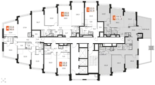 Квартира 5-комн. квартира, 132.3 м² ЖК «Rotterdam» Фото 2