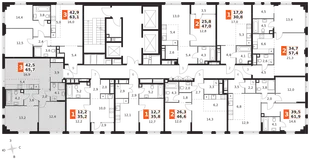 Квартира 3-комн. квартира, 65.7 м² ЖК «Sydney City» Фото 2 Квартира 3-комн. квартира, 65.7 м² ЖК «Sydney City» Фото 2