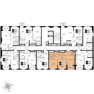 Квартира 2-комн. квартира, 52 м² ЖК «1-й Химкинский» Фото 2 Квартира 2-комн. квартира, 52 м² ЖК «1-й Химкинский» Фото 2