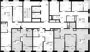 Квартира 2-комн. квартира, 39.22 м² ЖК «Патрики» Фото 1