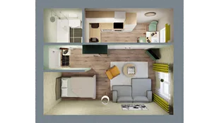 Квартира 1-комн. квартира, 36.25 м² ЖК «Город природы» Фото 1 Квартира 1-комн. квартира, 36.25 м² ЖК «Город природы» Фото 1