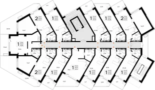 Квартира 1-комн. квартира, 30.27 м² Апарт-комплекс «Песок и море» Фото 1