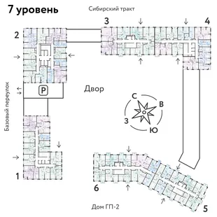 Квартира 3-комн. квартира, 56.39 м² ЖК «Сибирский сад» Фото 1 Квартира 3-комн. квартира, 56.39 м² ЖК «Сибирский сад» Фото 1