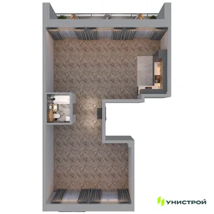 Планировка 1-комн. квартира, 99.03 м² ЖК «Statum»