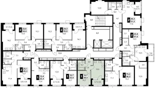 Квартира 1-комн. квартира, 34.4 м² ЖК «1-й Ясеневский» Фото 1 Квартира 1-комн. квартира, 34.4 м² ЖК «1-й Ясеневский» Фото 1