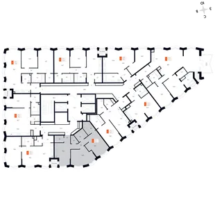 Квартира 2-комн. квартира, 61.4 м² ЖК «Фордевинд» Фото 2 Квартира 2-комн. квартира, 61.4 м² ЖК «Фордевинд» Фото 2