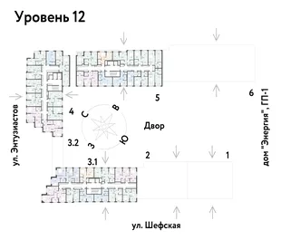 Квартира 2-комн. квартира, 45.38 м² ЖК «Страна.Энтузиастов» Фото 1 Квартира 2-комн. квартира, 45.38 м² ЖК «Страна.Энтузиастов» Фото 1