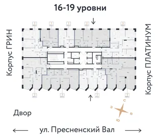 Квартира 1-комн. квартира, 32.07 м² ЖК «Репаблик» Фото 1