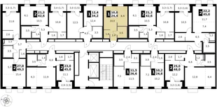 Квартира Студия, 25.1 м² ЖК «1-й Ясеневский» Фото 2