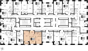 Квартира 2-комн. квартира, 54.2 м² ЖК «1-й Измайловский» Фото 2 Квартира 2-комн. квартира, 54.2 м² ЖК «1-й Измайловский» Фото 2