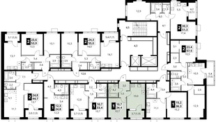 Квартира 1-комн. квартира, 34.4 м² ЖК «1-й Ясеневский» Фото 1 Квартира 1-комн. квартира, 34.4 м² ЖК «1-й Ясеневский» Фото 1