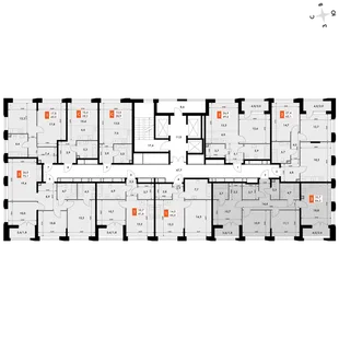 Квартира 3-комн. квартира, 84.3 м² ЖК «Фордевинд» Фото 2 Квартира 3-комн. квартира, 84.3 м² ЖК «Фордевинд» Фото 2