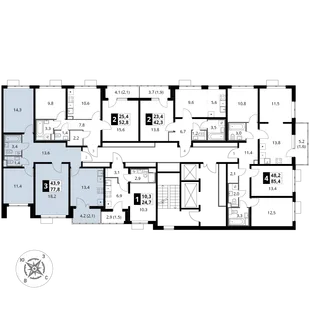 Квартира 3-комн. квартира, 77.9 м² ЖК «Южная Битца» Фото 1 Квартира 3-комн. квартира, 77.9 м² ЖК «Южная Битца» Фото 1