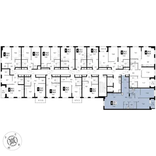 Квартира 3-комн. квартира, 89.3 м² ЖК «1-й Измайловский» Фото 2 Квартира 3-комн. квартира, 89.3 м² ЖК «1-й Измайловский» Фото 2