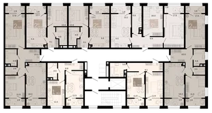 Квартира 3-комн. квартира, 75.2 м² ЖК «Хозяин морей» Фото 1 Квартира 3-комн. квартира, 75.2 м² ЖК «Хозяин морей» Фото 1
