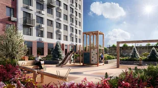 Квартира Студия, 28.44 м² ЖК «Микрорайон Домашний» Фото 32 Квартира Студия, 28.44 м² ЖК «Микрорайон Домашний» Фото 32