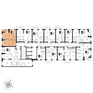 Квартира 2-комн. квартира, 53.2 м² ЖК «1-й Измайловский» Фото 2 Квартира 2-комн. квартира, 53.2 м² ЖК «1-й Измайловский» Фото 2