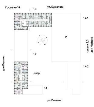 Квартира 2-комн. квартира, 49.68 м² ЖК «Остров-сад» Фото 1 Квартира 2-комн. квартира, 49.68 м² ЖК «Остров-сад» Фото 1