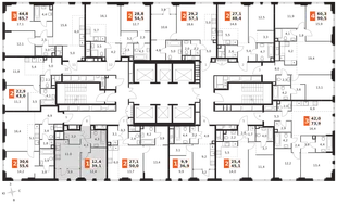 Квартира 1-комн. квартира, 39.1 м² ЖК «Sydney City» Фото 2 Квартира 1-комн. квартира, 39.1 м² ЖК «Sydney City» Фото 2