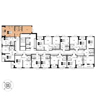 Квартира 2-комн. квартира, 48.1 м² ЖК «1-й Шереметьевский» Фото 2