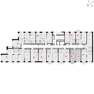 Квартира 2-комн. квартира, 44.2 м² ЖК «Философия» Фото 2 Квартира 2-комн. квартира, 44.2 м² ЖК «Философия» Фото 2