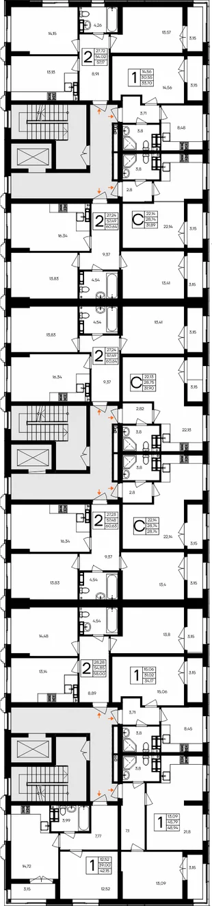 Квартира Студия, 31.89 м² ЖК «Семисчастье» Фото 1 Квартира Студия, 31.89 м² ЖК «Семисчастье» Фото 1