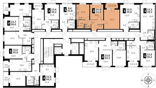 Квартира 2-комн. квартира, 54.8 м² ЖК «1-й Ясеневский» Фото 2