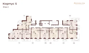 Квартира 1-комн. квартира, 48.3 м² ЖК «Роялта» Фото 1