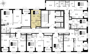 Квартира Студия, 19.9 м² ЖК «1-й Измайловский» Фото 2