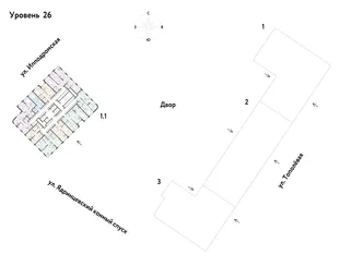 Квартира 3-комн. квартира, 87.45 м² ЖК «Страна.Тополёвая» Фото 1 Квартира 3-комн. квартира, 87.45 м² ЖК «Страна.Тополёвая» Фото 1