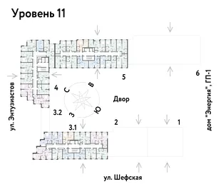 Квартира Студия, 25.63 м² ЖК «Страна.Энтузиастов» Фото 1 Квартира Студия, 25.63 м² ЖК «Страна.Энтузиастов» Фото 1