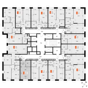 Квартира Студия, 26.2 м² ЖК «Флагман» Фото 2 Квартира Студия, 26.2 м² ЖК «Флагман» Фото 2