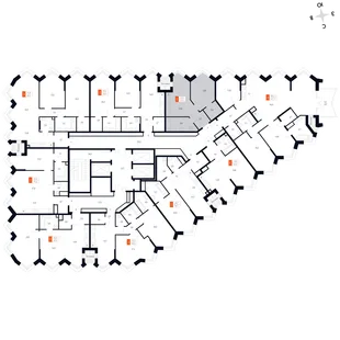 Квартира 1-комн. квартира, 41.9 м² ЖК «Фордевинд» Фото 2 Квартира 1-комн. квартира, 41.9 м² ЖК «Фордевинд» Фото 2