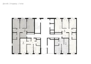 Квартира 2-комн. квартира, 57 м² ЖК «Барса» Фото 1 Квартира 2-комн. квартира, 57 м² ЖК «Барса» Фото 1