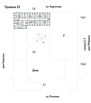 Квартира 2-комн. квартира, 36.99 м² ЖК «Остров-сад» Фото 1 Квартира 2-комн. квартира, 36.99 м² ЖК «Остров-сад» Фото 1