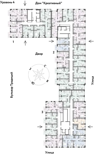 Квартира 4-комн. квартира, 77.45 м² ЖК «Микрорайон Домашний» Фото 1 Квартира 4-комн. квартира, 77.45 м² ЖК «Микрорайон Домашний» Фото 1